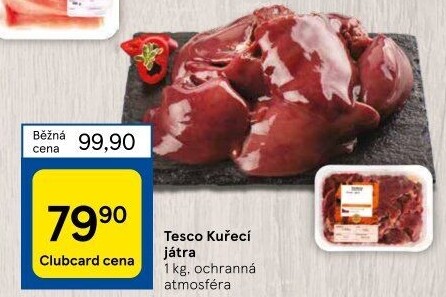 Kuřecí játra Tesco