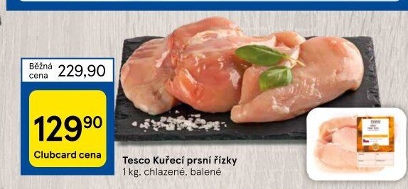 Kuřecí prsní řízky Tesco