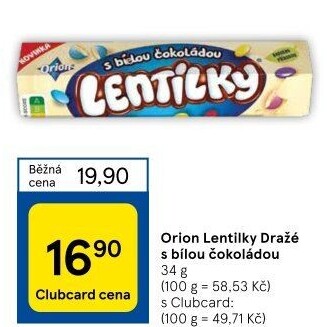 Lentilky Orion