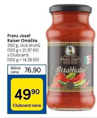 Omáčky na těstoviny Exclusive Franz Josef Kaiser