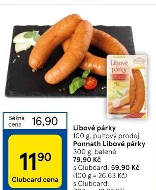 Párky libové Ponnath