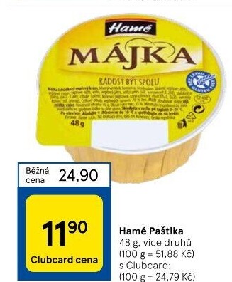 Paštiky Hamé