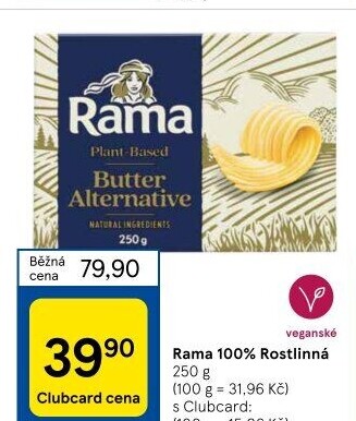 Rama rostlinná Plant Based Butter Alternative