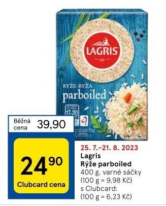 Rýže parboiled Lagris