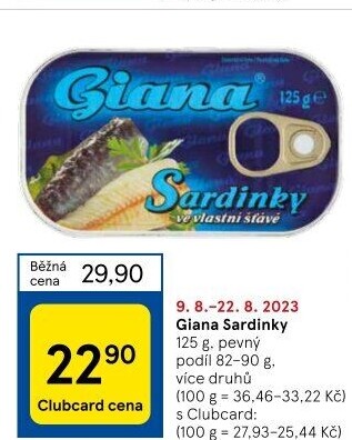 Sardinky Giana