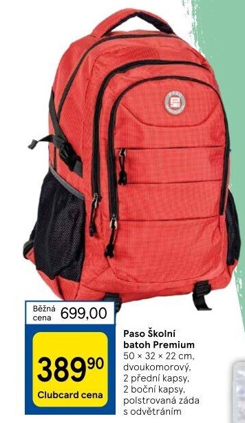 Školní batoh Paso