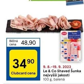 Šunka nejvyšší jakosti LE&amp