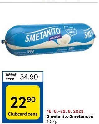 Sýr tavený Smetanito Želetava