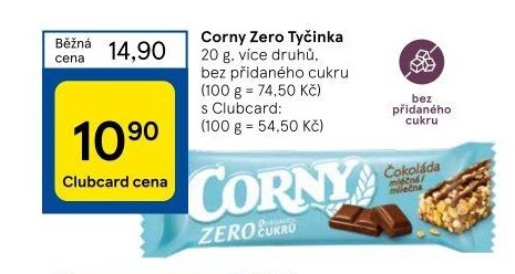 Tyčinka cereální Zero Corny