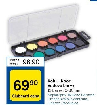 Vodové barvy KOH-I-NOOR