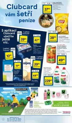 akční leták Tesco 16.8.2023-22.8.2023