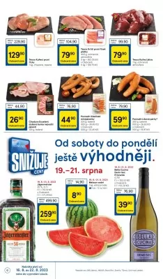 akční leták Tesco 16.8.2023-22.8.2023