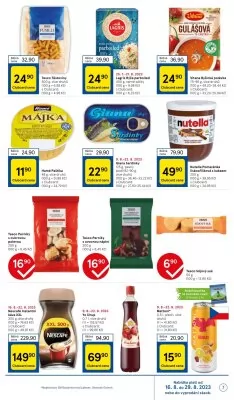 akční leták Tesco 16.8.2023-22.8.2023