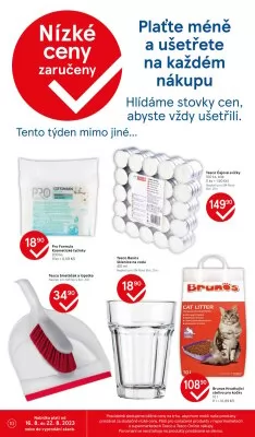 akční leták Tesco 16.8.2023-22.8.2023
