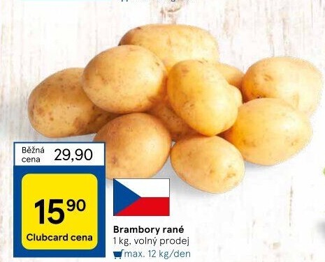 Brambory konzumní rané