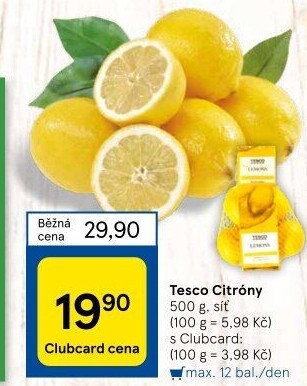 Citrony Tesco