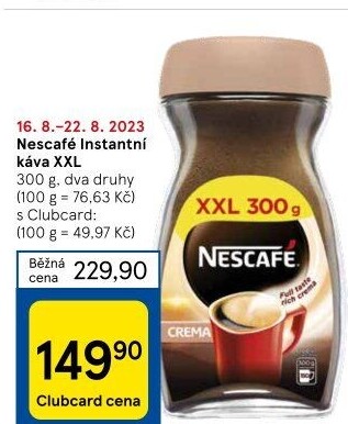 Instantní kávy Nescafé
