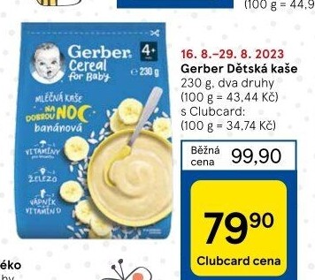 Kaše Gerber Natural for Baby
