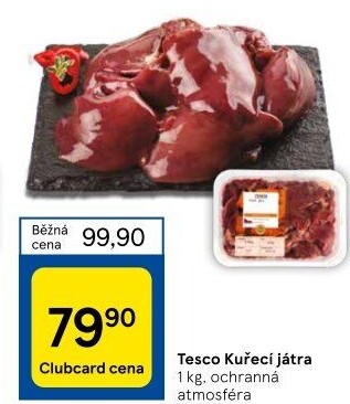 Kuřecí játra Tesco