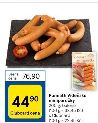 Minipárečky vídeňské Ponnath