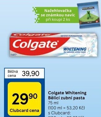 Pasta na zuby Whitening Colgate