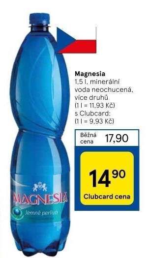 Přírodní voda Magnesia