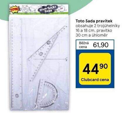 Sada pravítek Toto