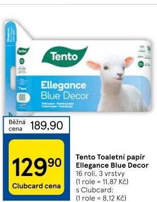 Toaletní papír 3vrstvý Tento