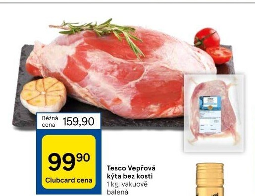 Vepřová kýta bez kosti Tesco