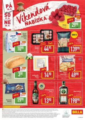 akční leták BILLA 16.8.2023-22.8.2023