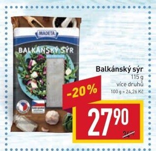 Balkánský sýr Madeta