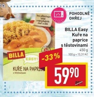Kuře na paprice Easy Billa