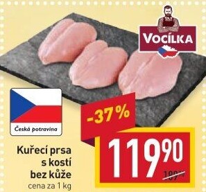 Kuřecí prsa s kostí Vocílka