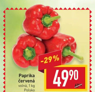 Paprika červená