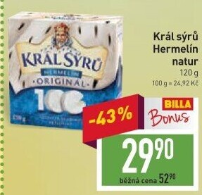 Sýr Hermelín Král sýrů