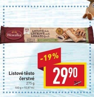 Těsto listové Wewalka
