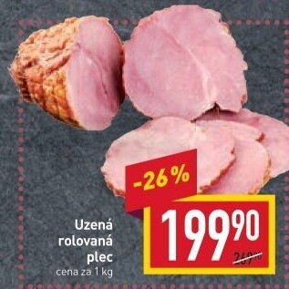 Uzená rolovaná plec