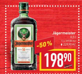 Bylinný likér Jägermeister