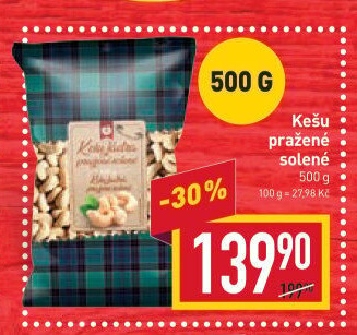 Kešu pražené IBK trade