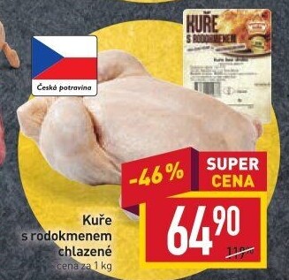 Kuře s rodokmenem Vodňanské kuře