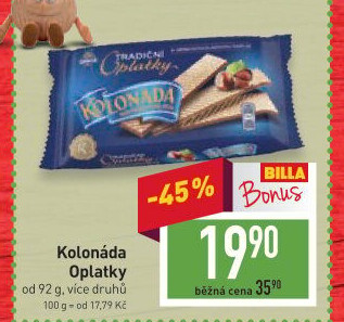 Oplatky Kolonáda Opavia