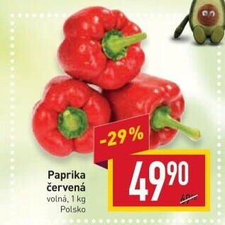 Paprika červená