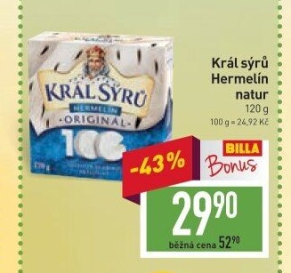 Sýr Hermelín Král sýrů