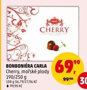 Bonboniéra Višně v čokoládě Cherry Carla