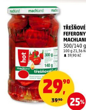 Feferony třešňové Machland