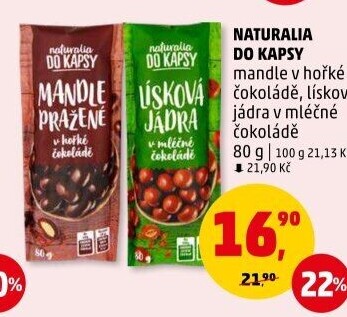 Mandle v čokoládě Naturalia