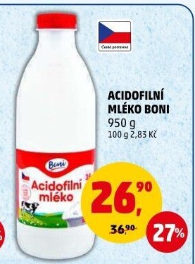 Mléko acidofilní Boni