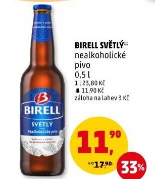 Nealkoholické pivo Birell