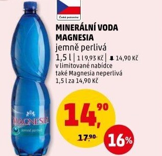 Přírodní voda Magnesia