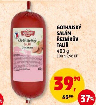 Salám Gothaj Řezníkův talíř